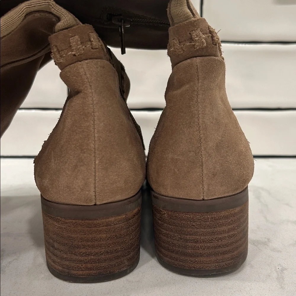 Vince Camuto Over the Knee Suede Leather Block Heel Kenvesha Boho Riding Boot